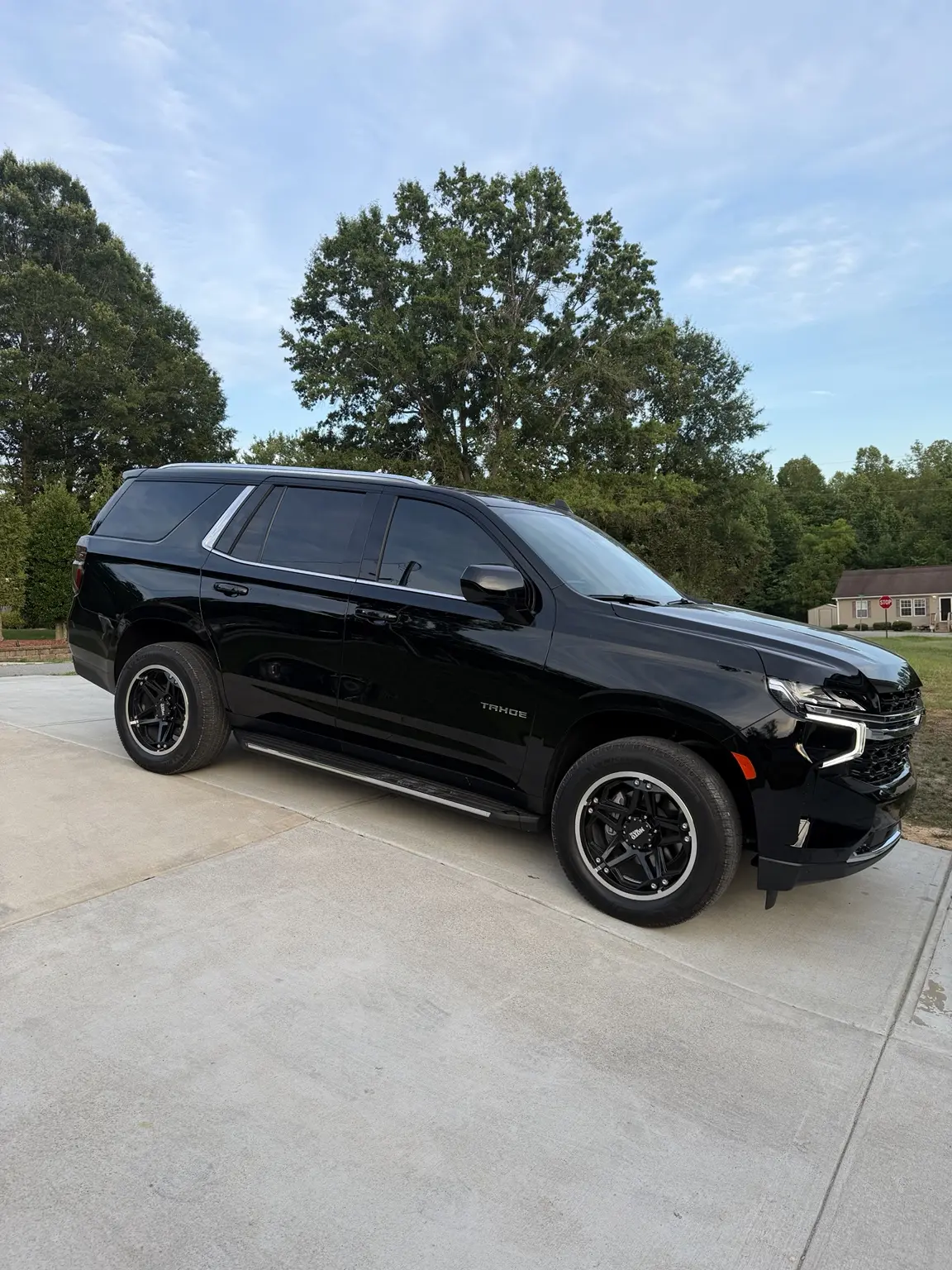 Chevrolet Tahoe with finished ceramic window tint